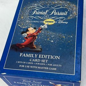 Parker Brother Trivia Pursuit Disney family edition card set game